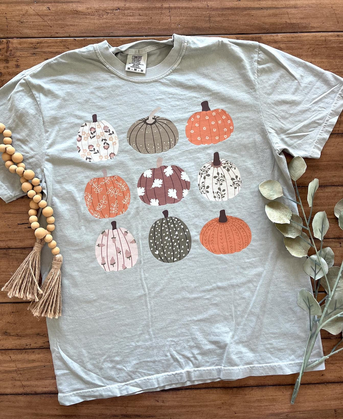 Pumpkin Stack Comfort Colors T-Shirt