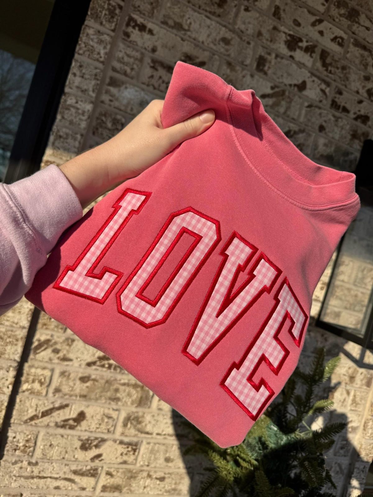 Love Side Bow Cut-Out Sweatshirt