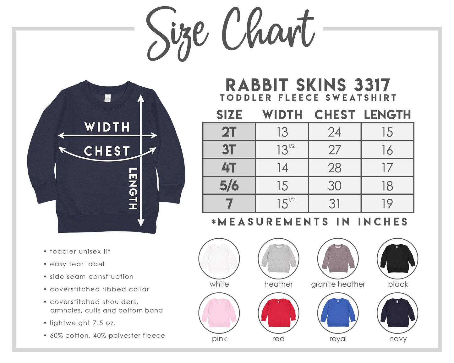 Toddler Two Tone Initial Sweatshirt