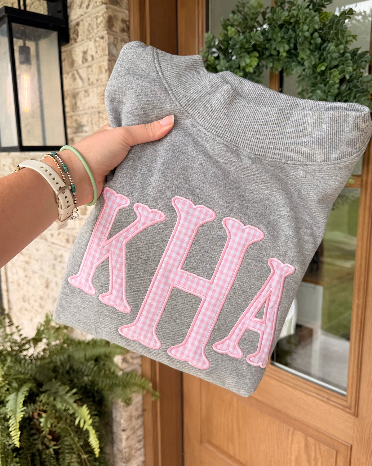 Custom Mock Neck Sweatshirt (Large Applique)