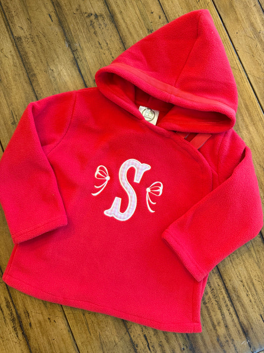 Fishtail Monogram Fleece Velcro Tab Jacket