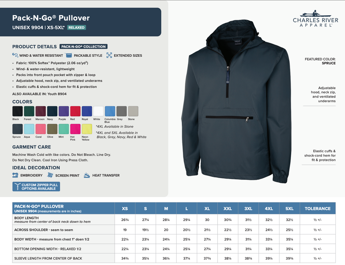Monogram Pack-N-Go Pullover