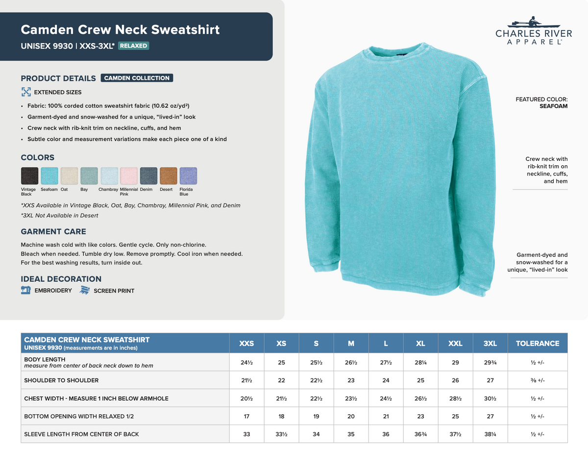 Corded Nurse Embroidered Sweatshirt