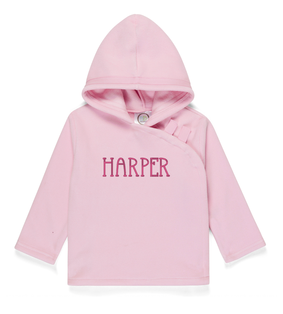 Personalized Fleece Velcro Tab Jacket