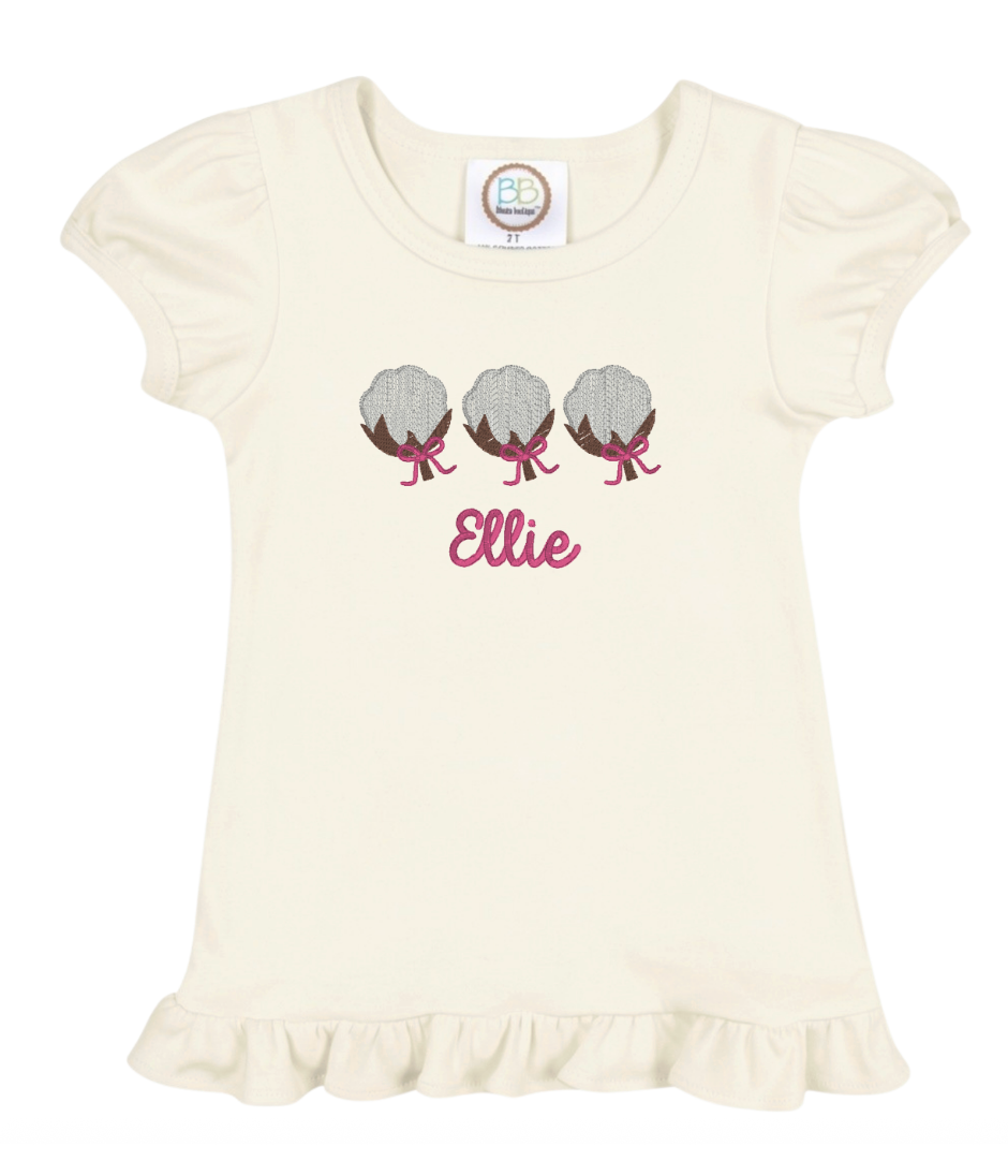 Cotton Girl's Bubble or Shirt