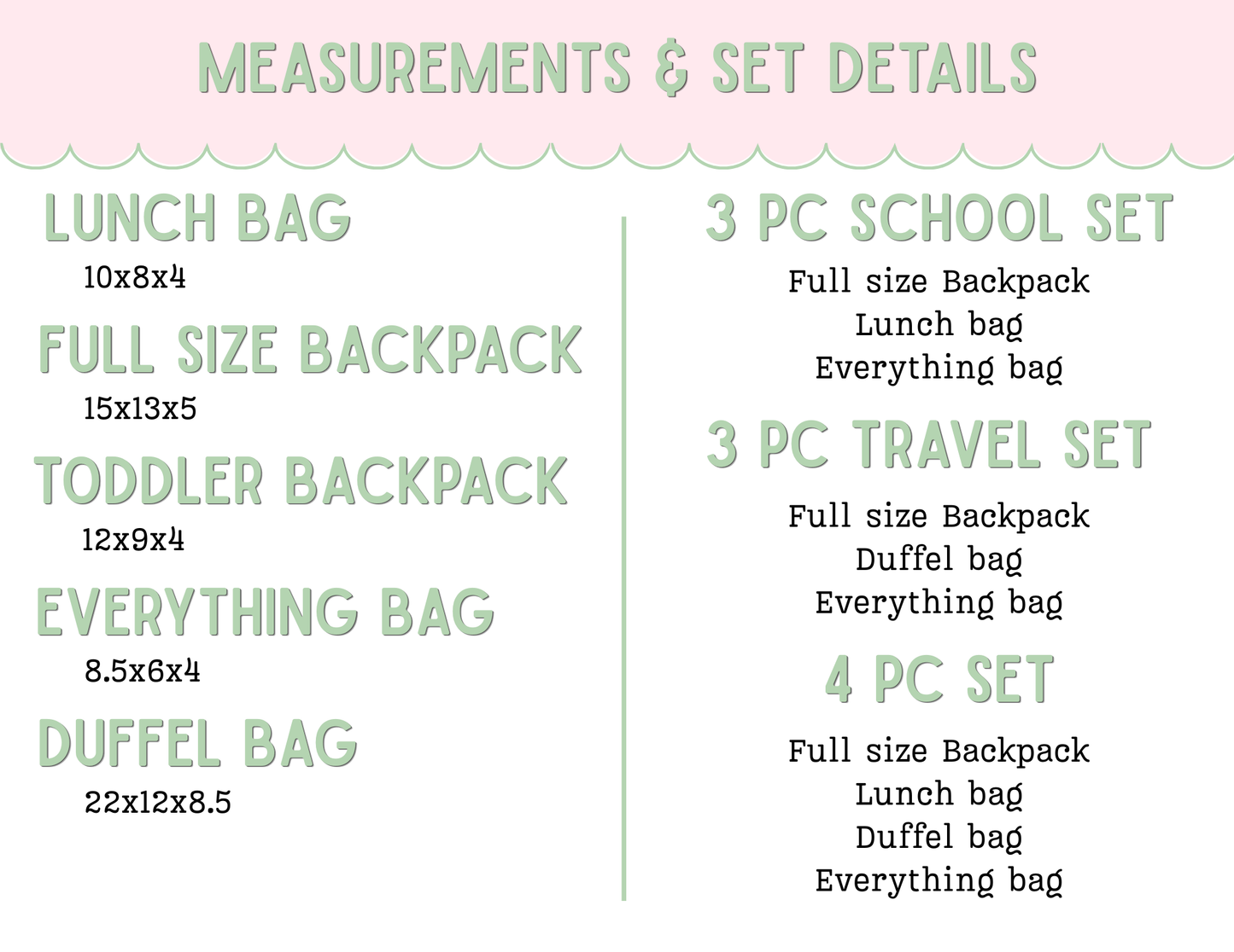 Personalized Back to School Set