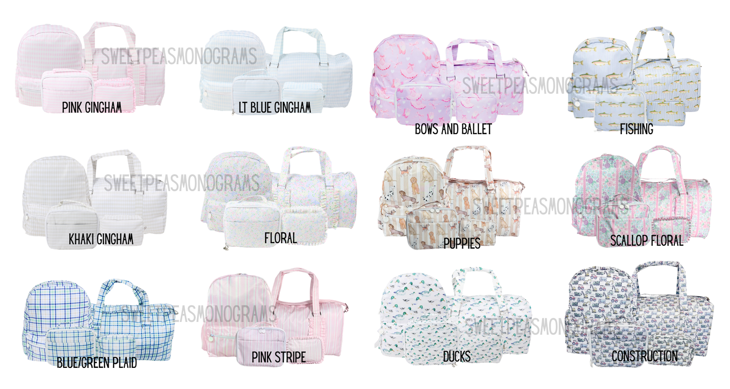 Personalized Back to School Set