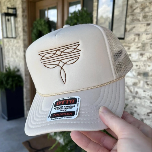 Western Boot Stitch Trucker Hat