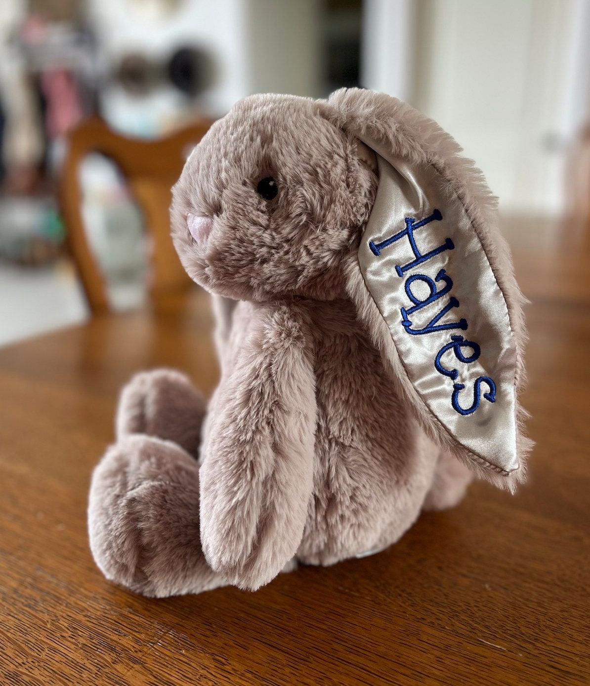Embroidered Name Easter Bunny