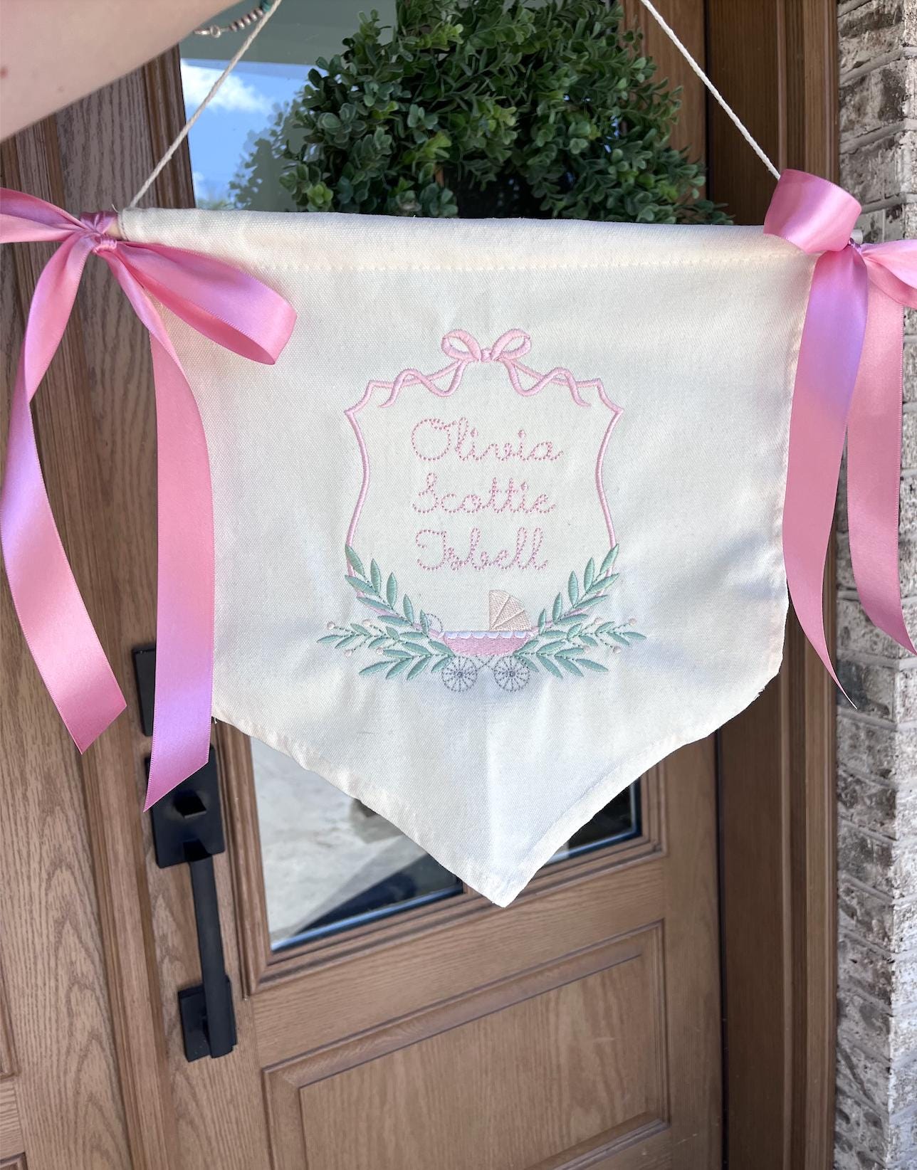 Custom Baby Door Hanger Banner